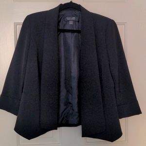 Evan Picone Black Label Open Front Blazer